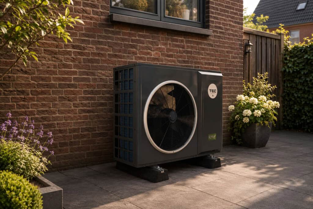 TEC HS06 all-electric warmtepomp met tapwaterboiler voor kleinere tot middelgrote woningen