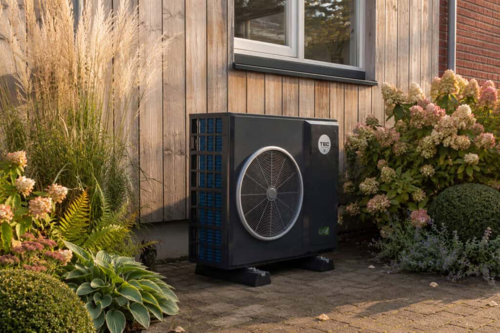 TEC HS12 all-electric warmtepomp met tapwaterboiler voor middelgrote tot grotere woningen