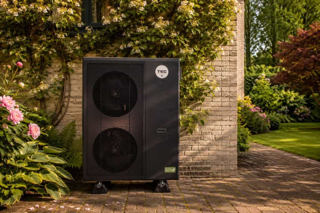 TEC HS15 all-electric warmtepomp met tapwaterboiler voor grotere woningen