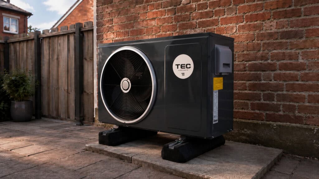 TEC RS04 hybride warmtepomp naast cv-ketel voor compacte woningen